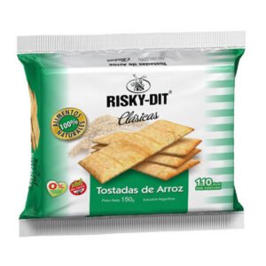 Tostadas de arroz con sal Risky dit x 150 gr.