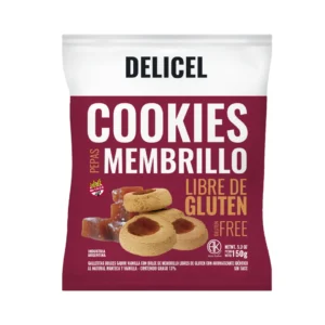 Galletas Delicel gluten free pepas x 150 gr.