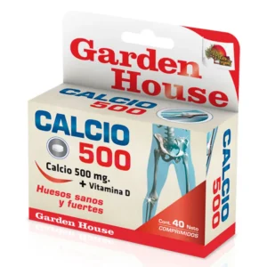 Calcio 500 Garden house x 40 comprimidos