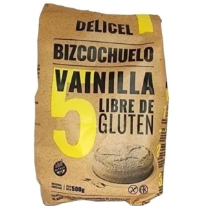 Premezcla Bizcochuelo de vainilla gluten free Delicel x 500 gr.