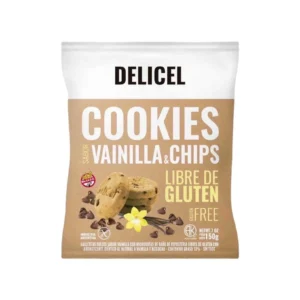 Galletas Delicel gluten free Vainilla y chips x 150 gr.