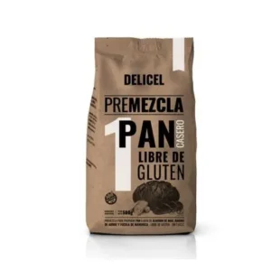 Premezcla para Pan Delicel gluten free x 500 gr.