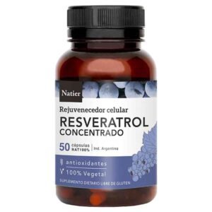 Resveratrol concentrado Natier x 50 caps.
