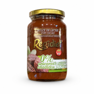 Dulce de leche Sin azúcar, Sin tacc, regidiet con cacao x 445 gr.